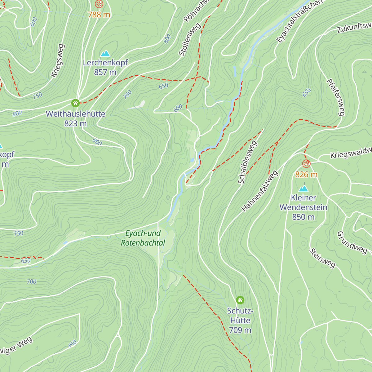Lehmannshof-Hütte map