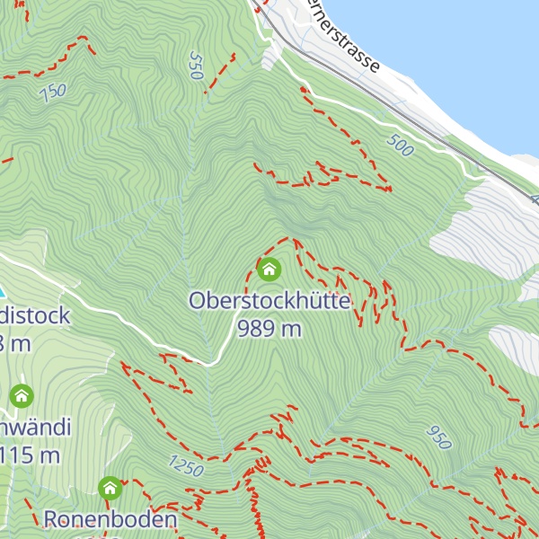 Map of Oberstockhütte