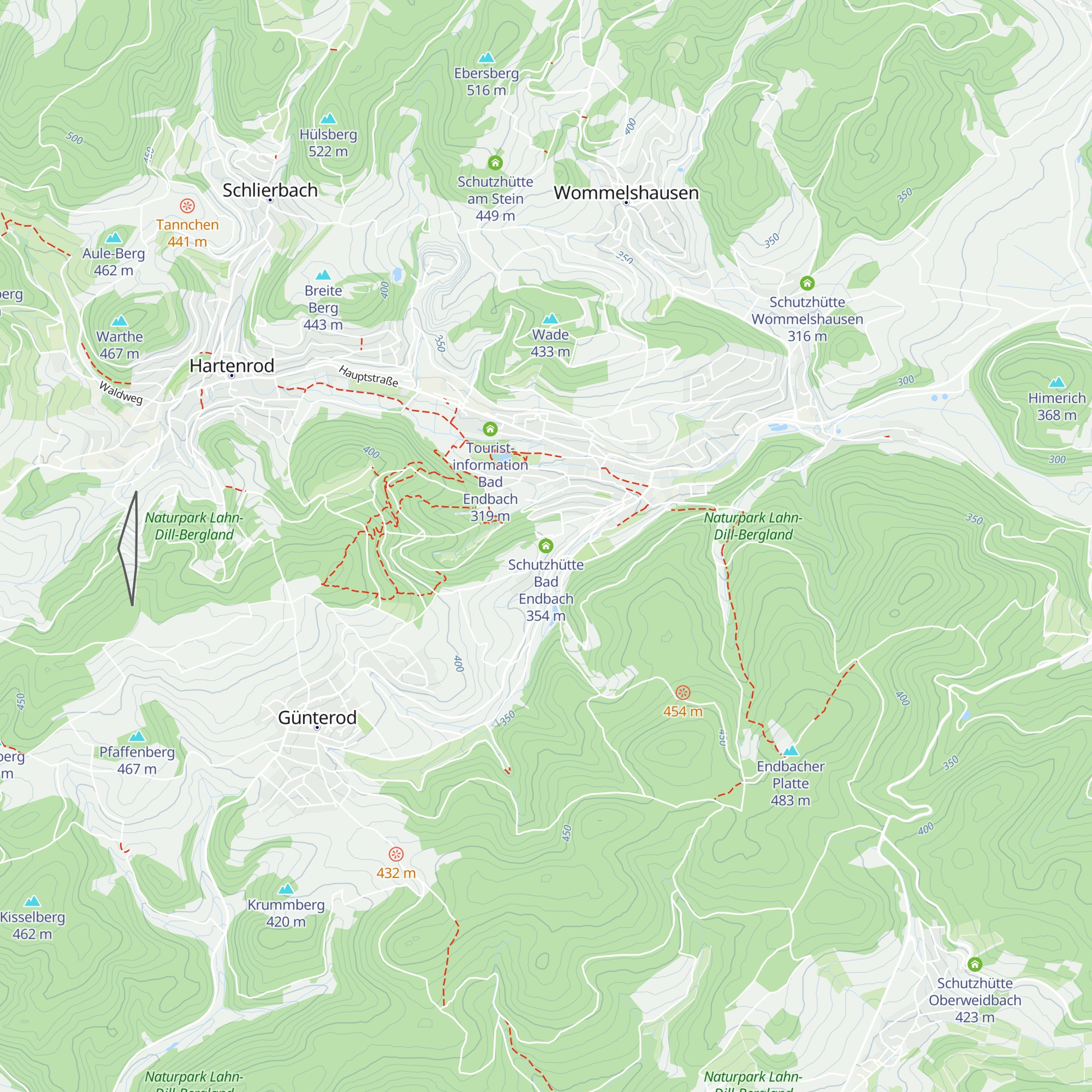 Schutzhütte Bad Endbach map