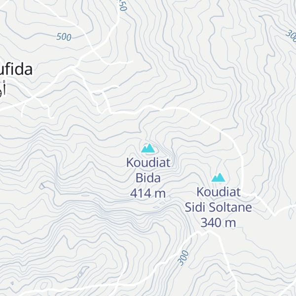 Map of Koudiat Bida