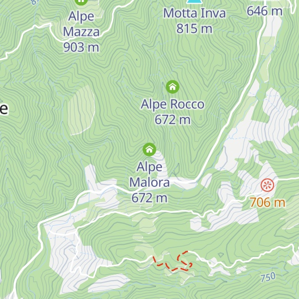 Map of Alpe Malora