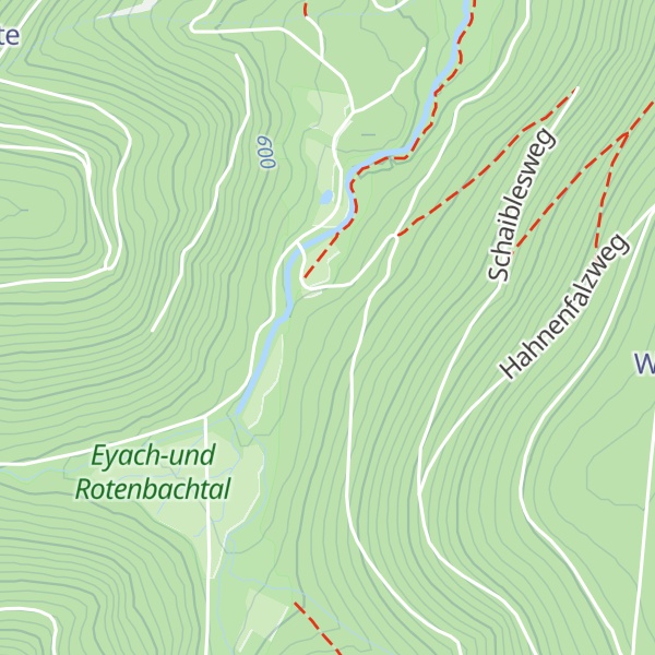Map of Hausäckerhütte