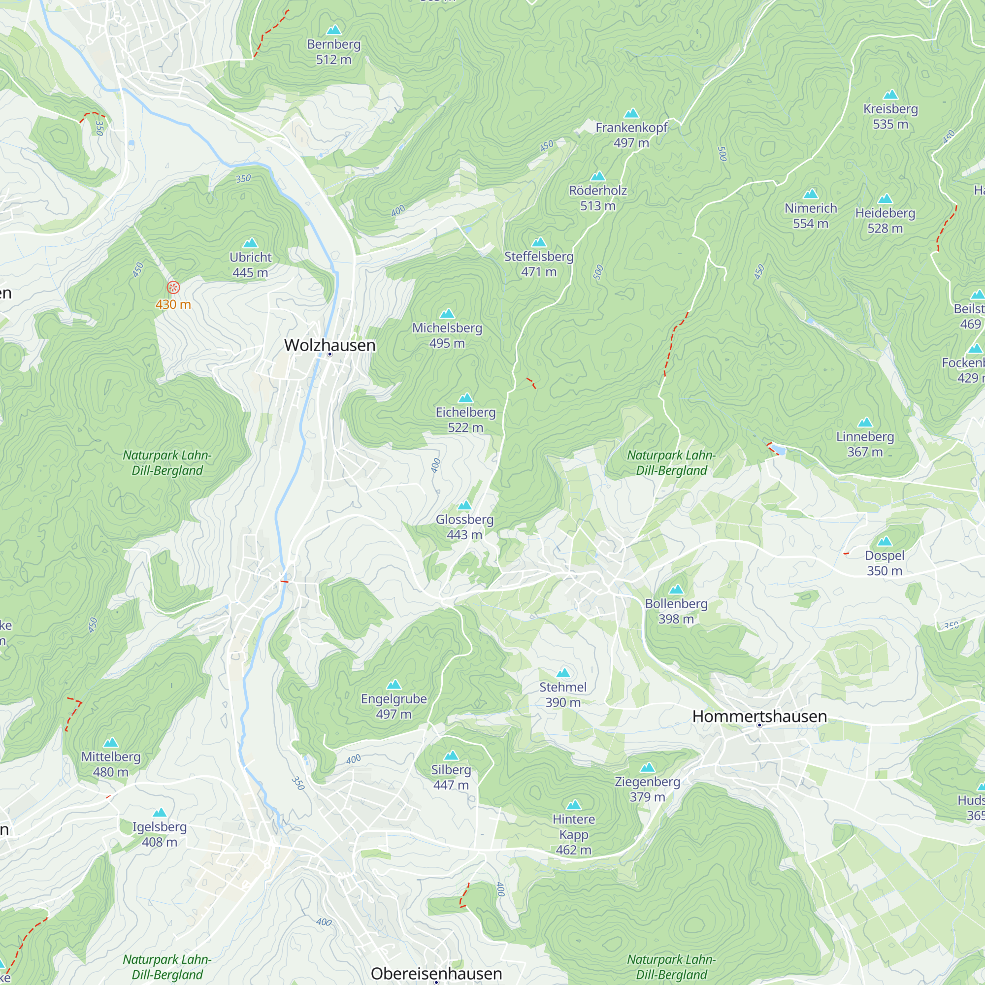 Schutzhütte Silberg map