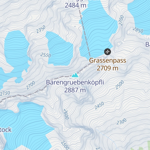 Map of Bärengruebenköpfli