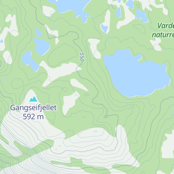 Map of Trytetjønnlia