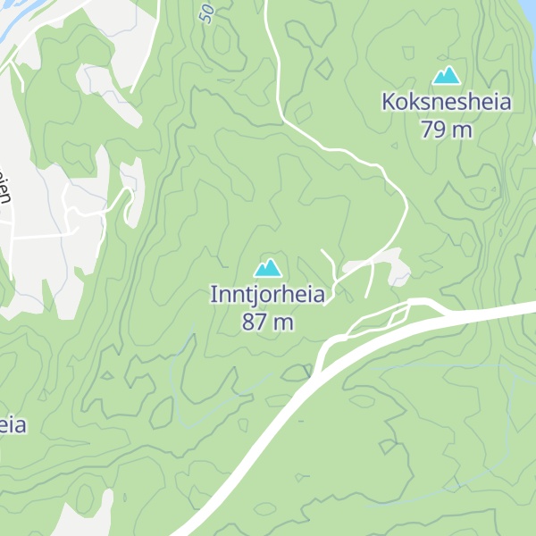 Map of Inntjorheia