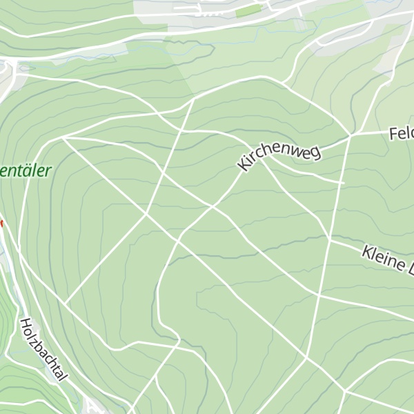 Map of Kirchenweg-Hütte