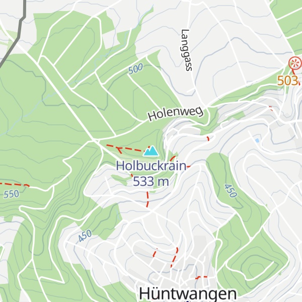 Map of Holbuckrain