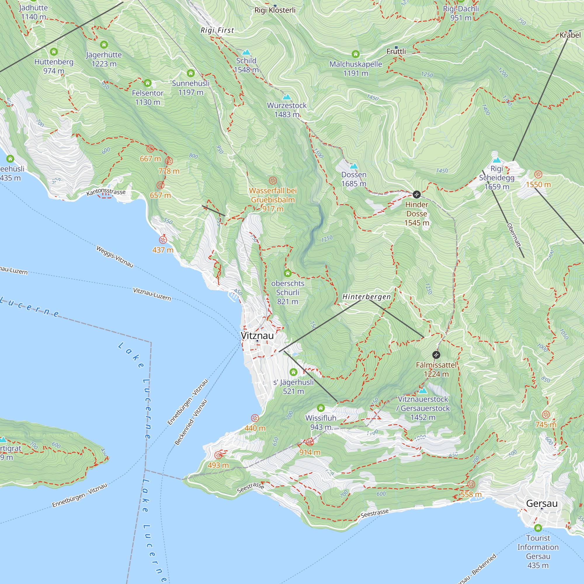 Seilbahn map