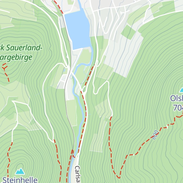 Map of Hasleyhütte
