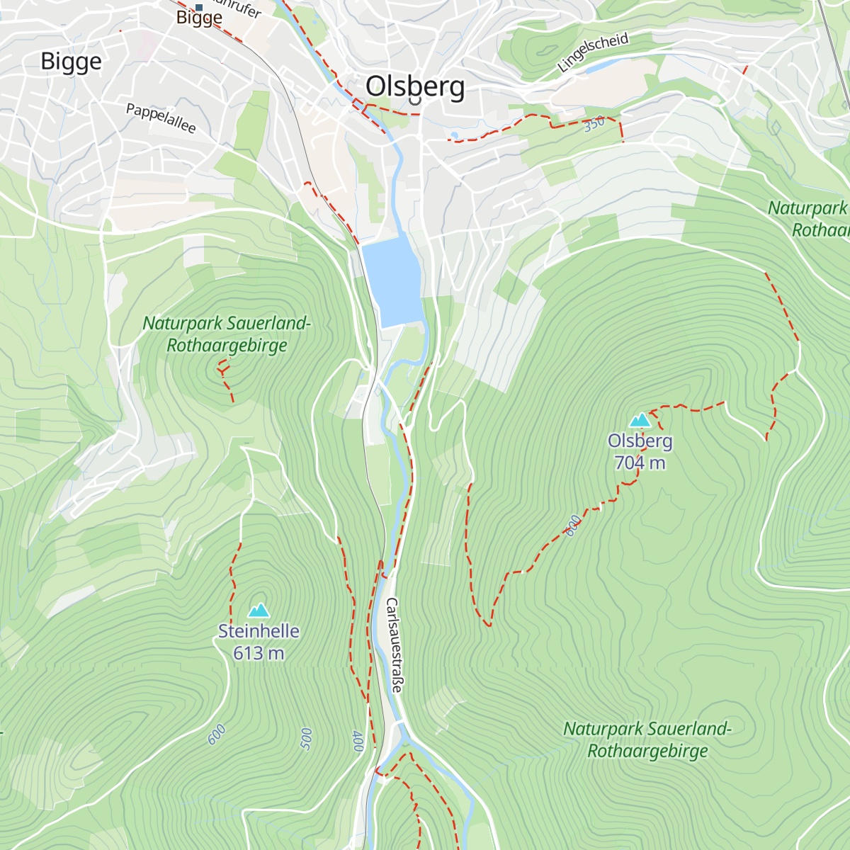 Hasleyhütte map