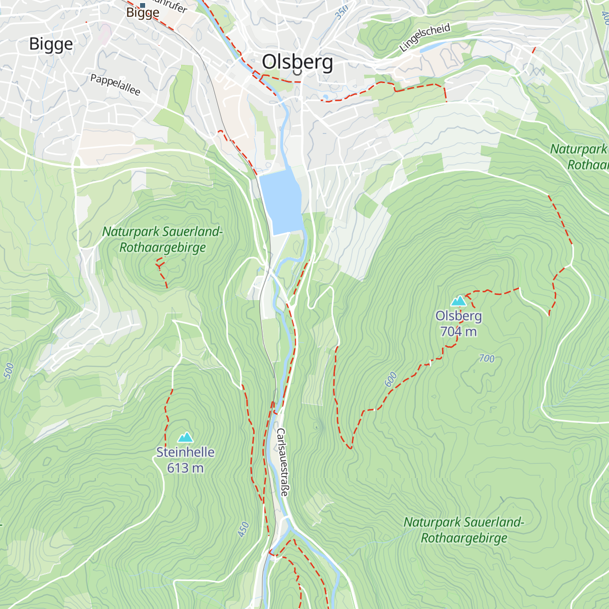 Hasleyhütte map