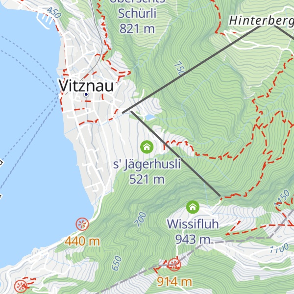 Map of s' Jägerhusli