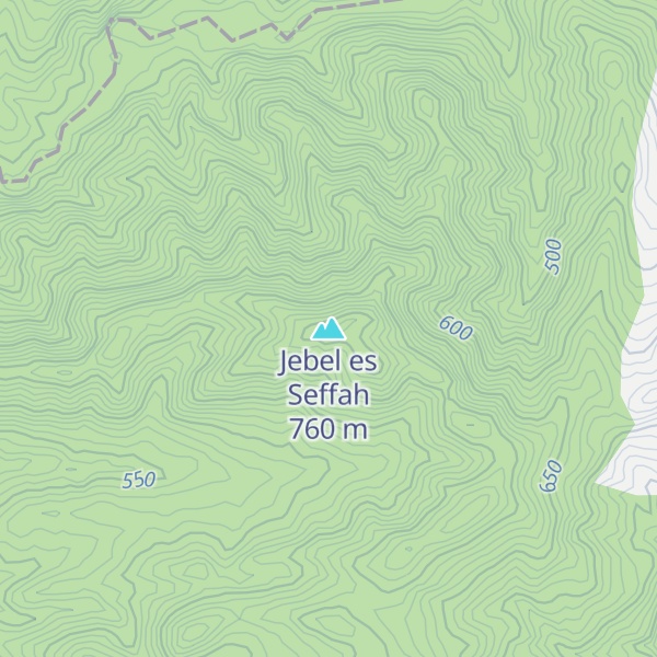 Map of Jebel es Seffah