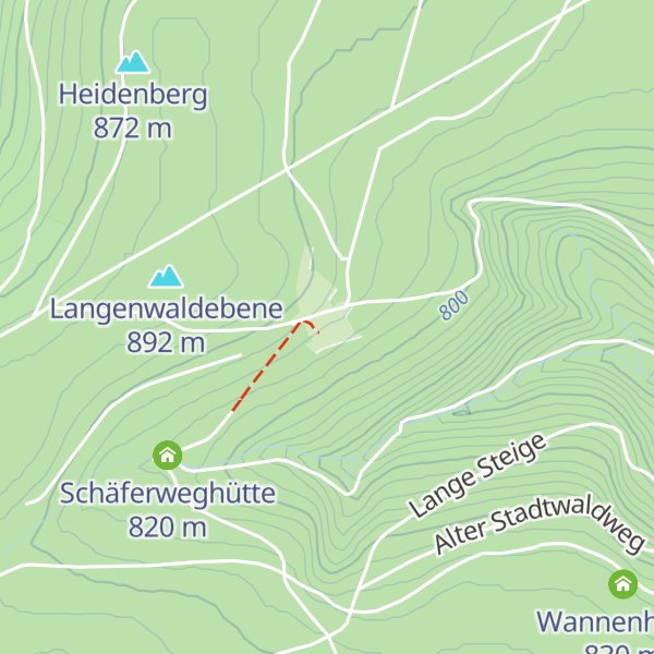 Map of Grünhütte