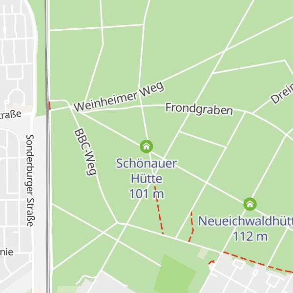 Map of Schönauer Hütte
