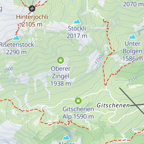 Map of Unterer Zingel