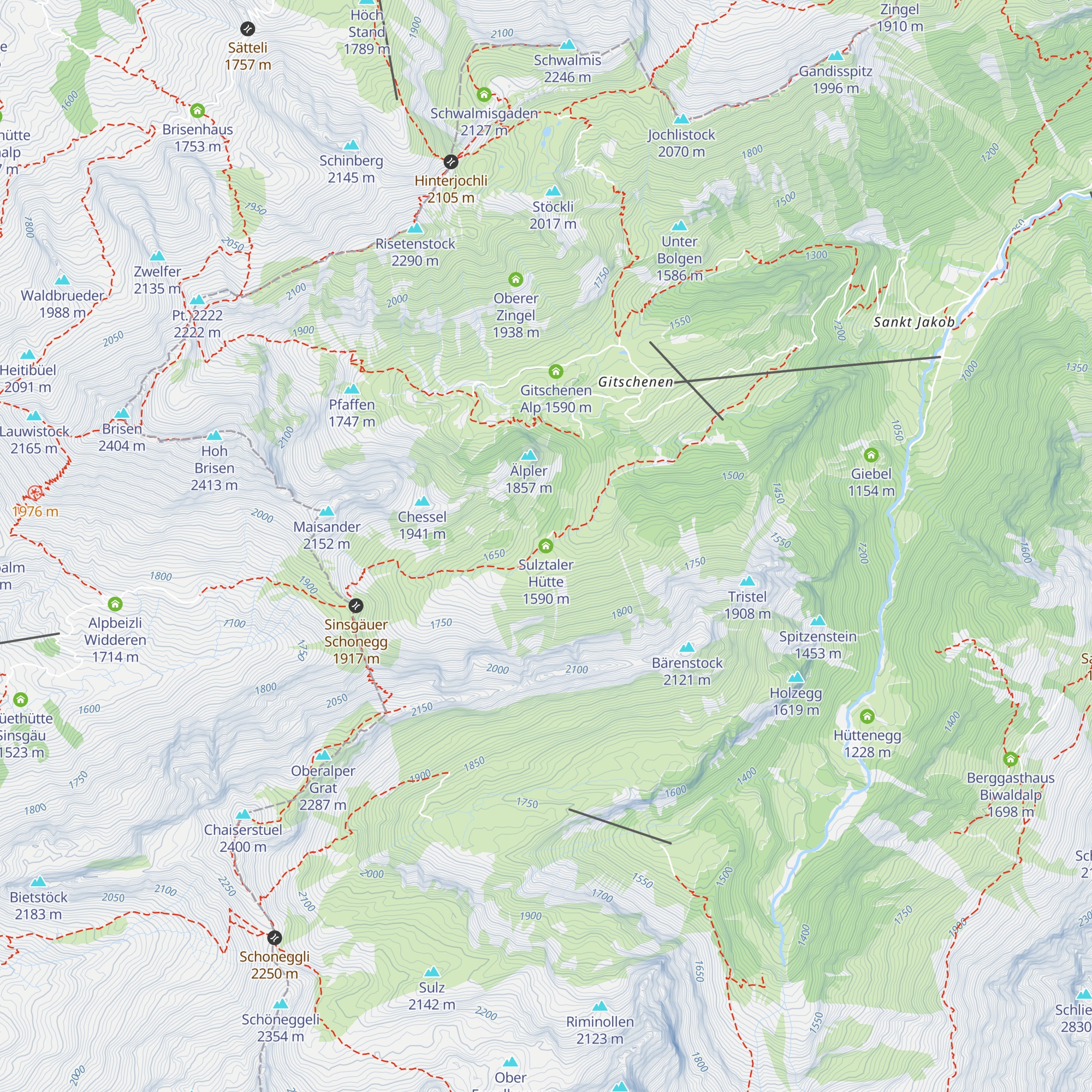 Sulztaler Hütte map