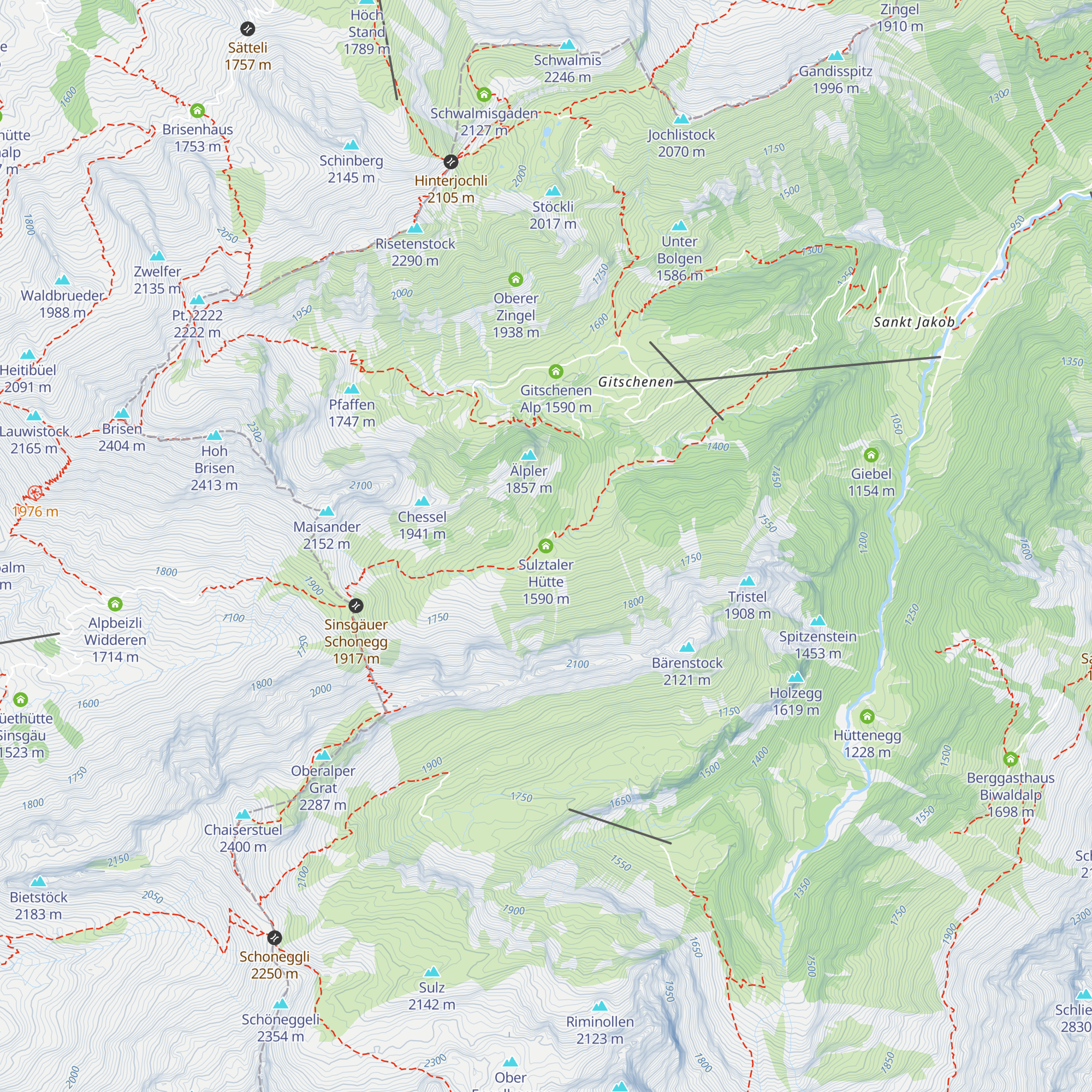 Sulztaler Hütte map