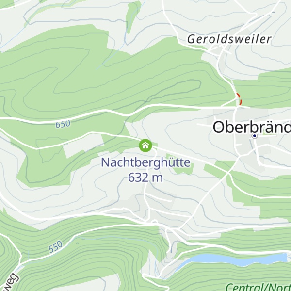 Map of Nachtberghütte