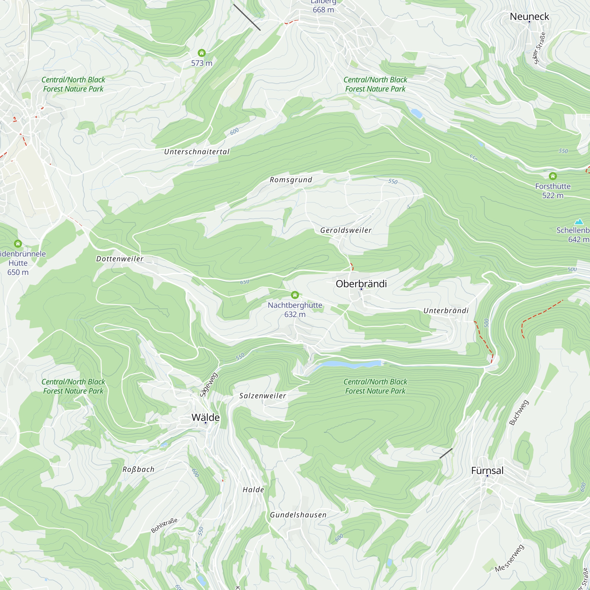 Nachtberghütte map