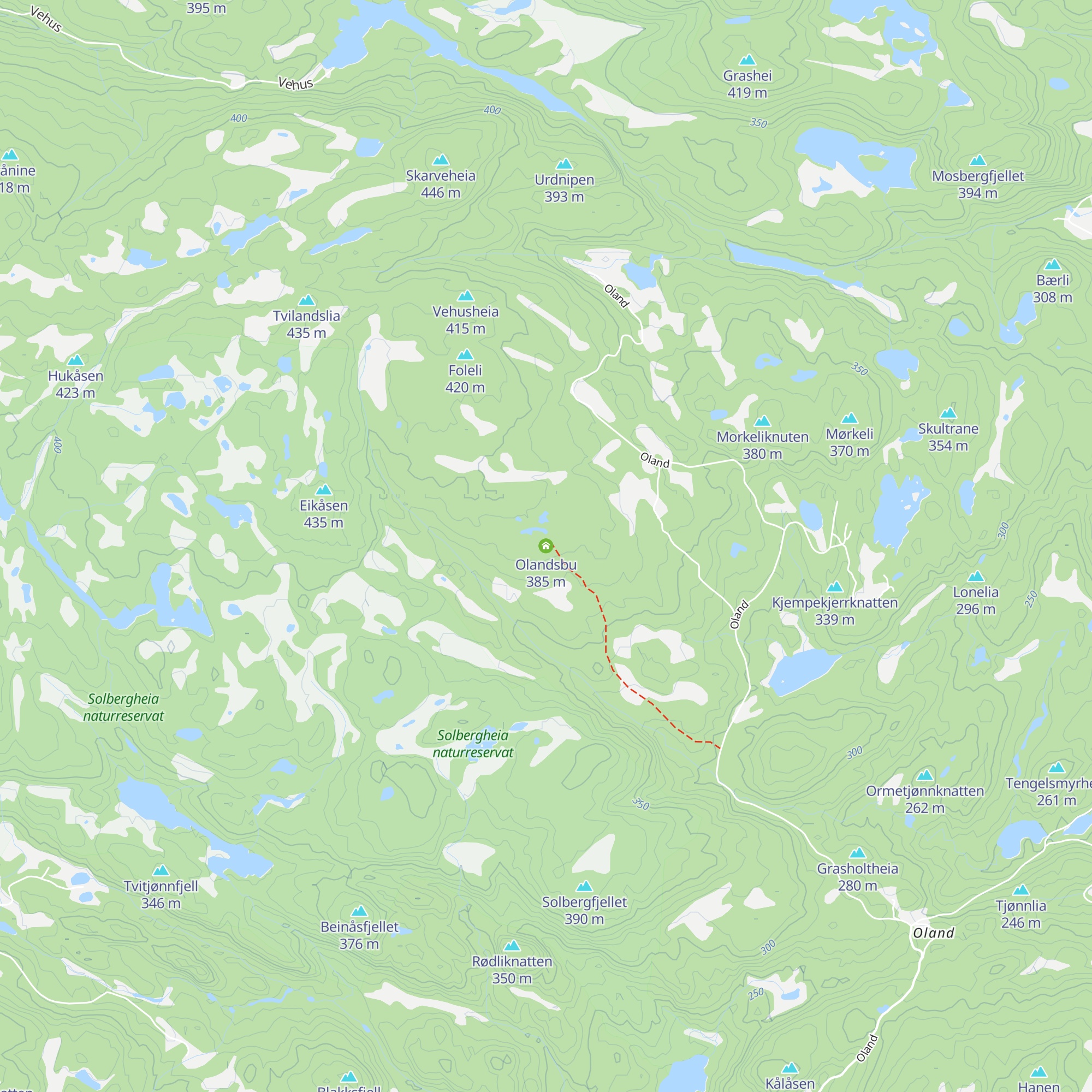 Olandsbu map