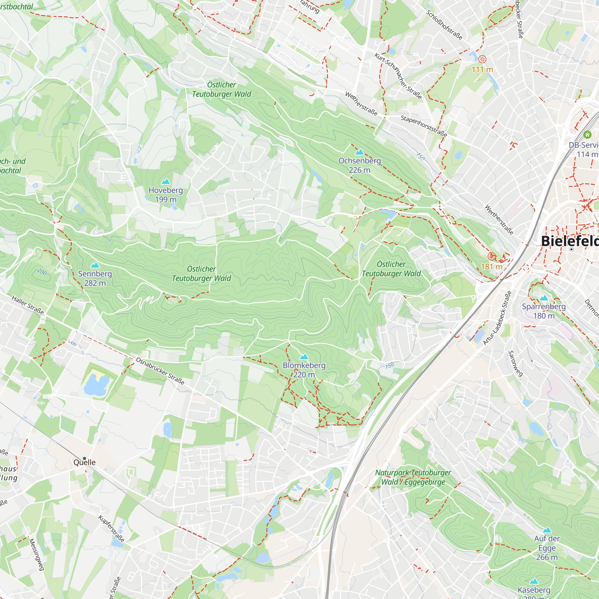 Stapenhorst-Hütte map