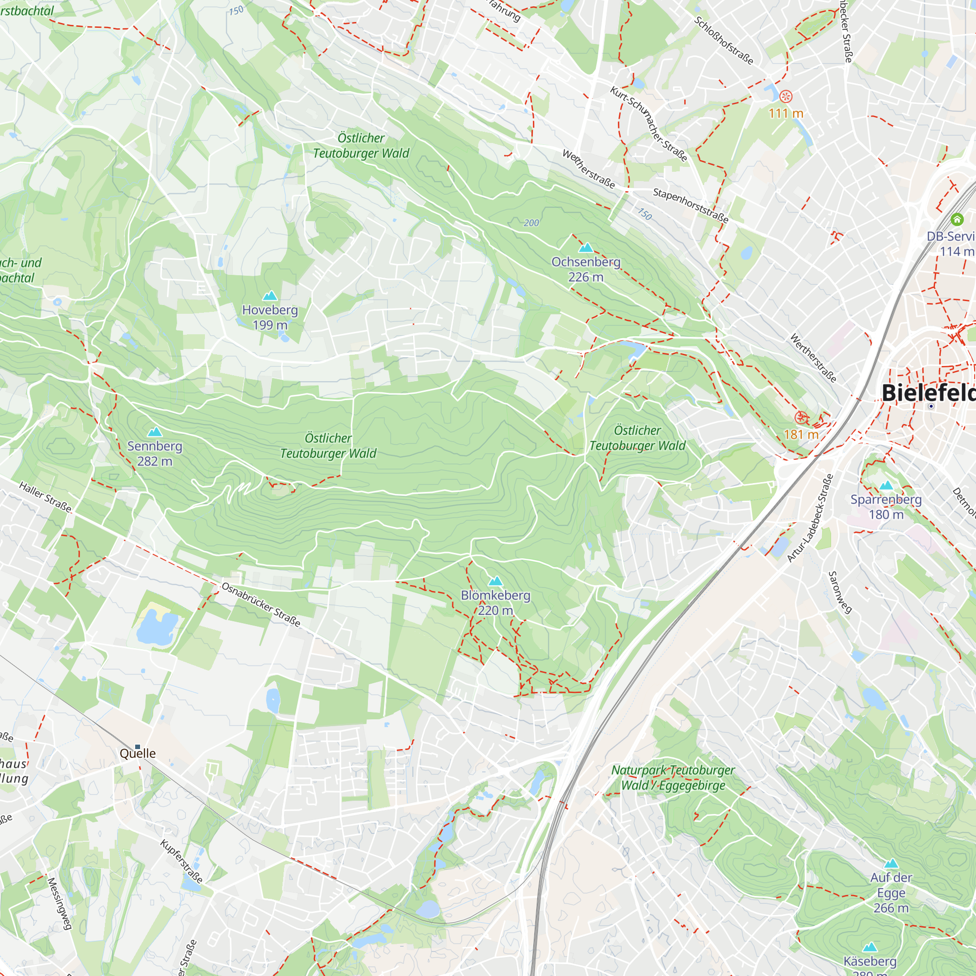 Stapenhorst-Hütte map