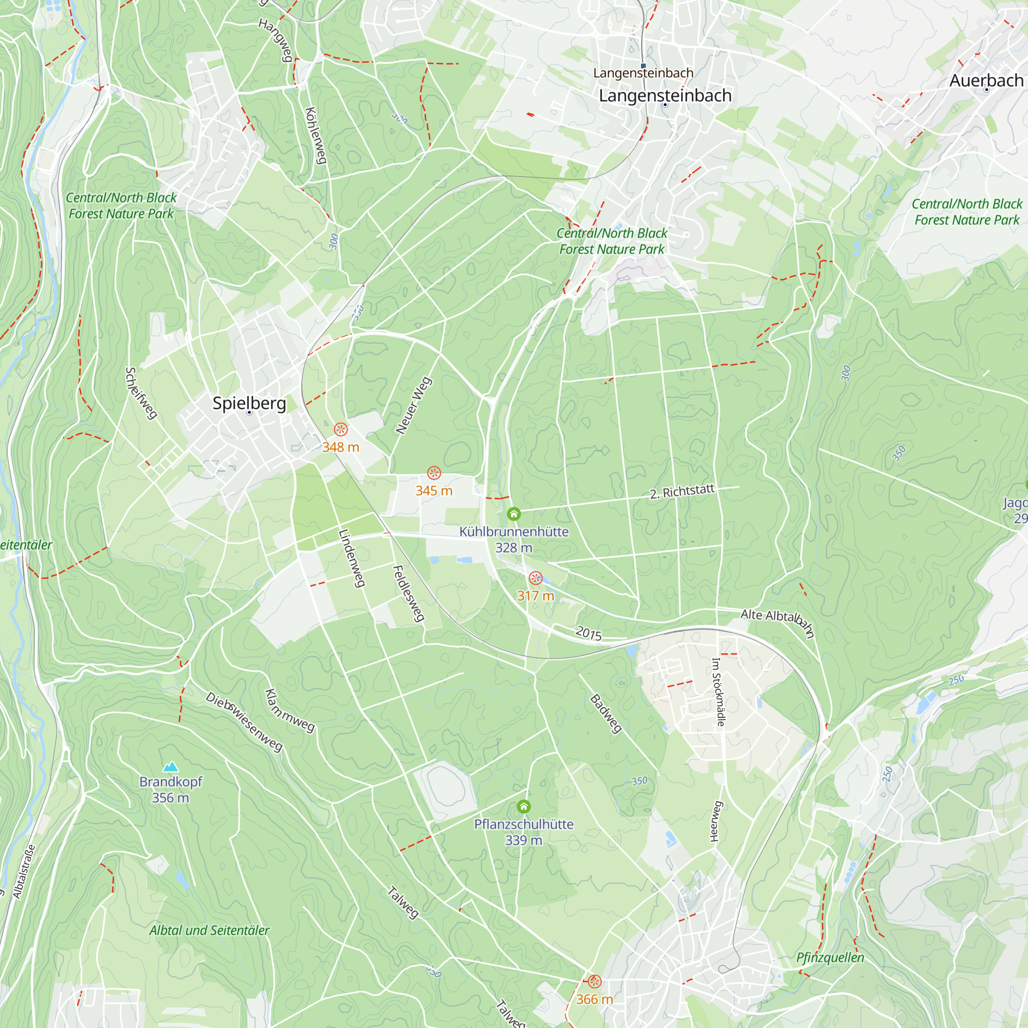 Kühlbrunnenhütte map
