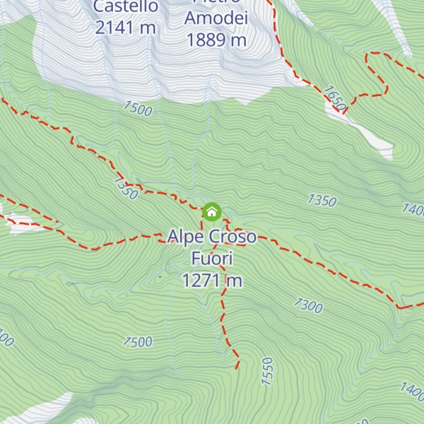 Map of Alpe Croso Fuori