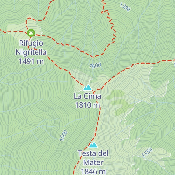 Map of La Cima