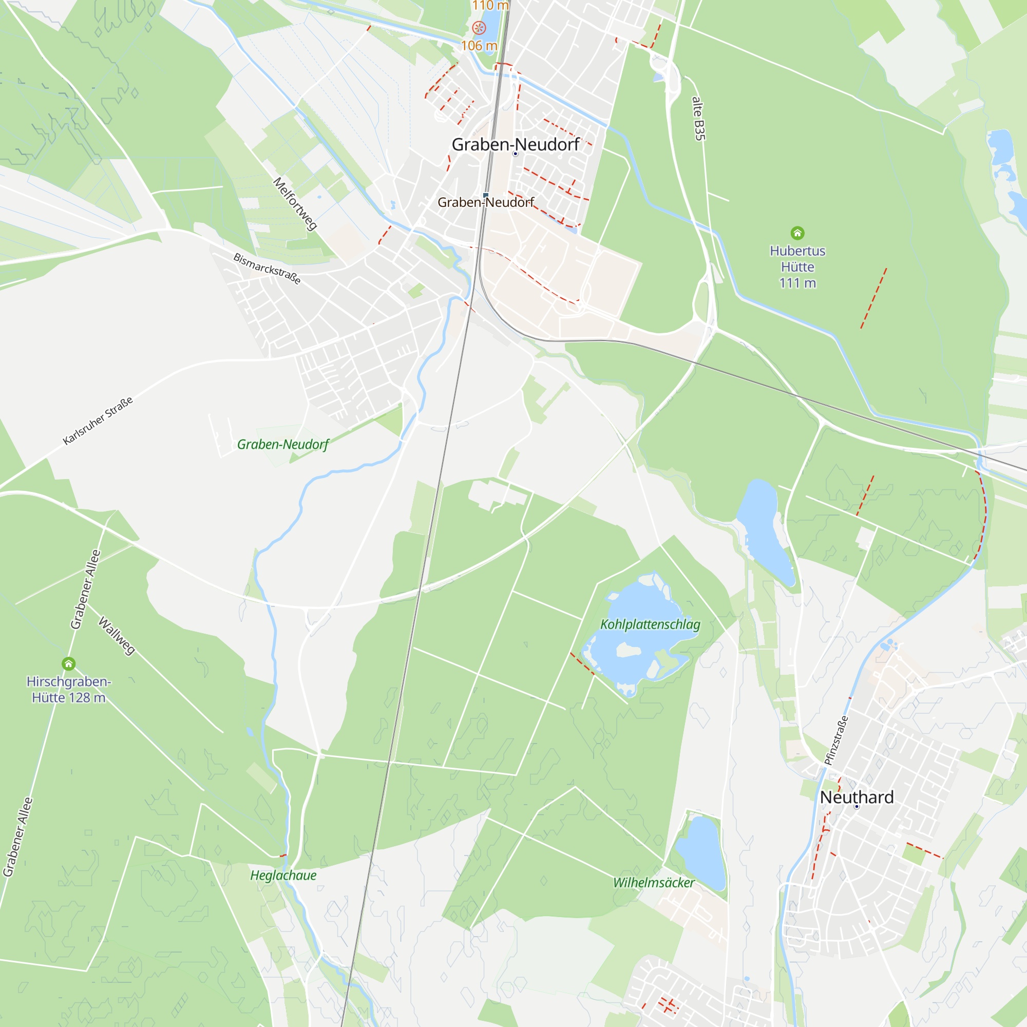 Grillhütte Graben map