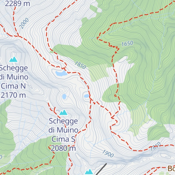 Map of Bivacco Emilio Greppi