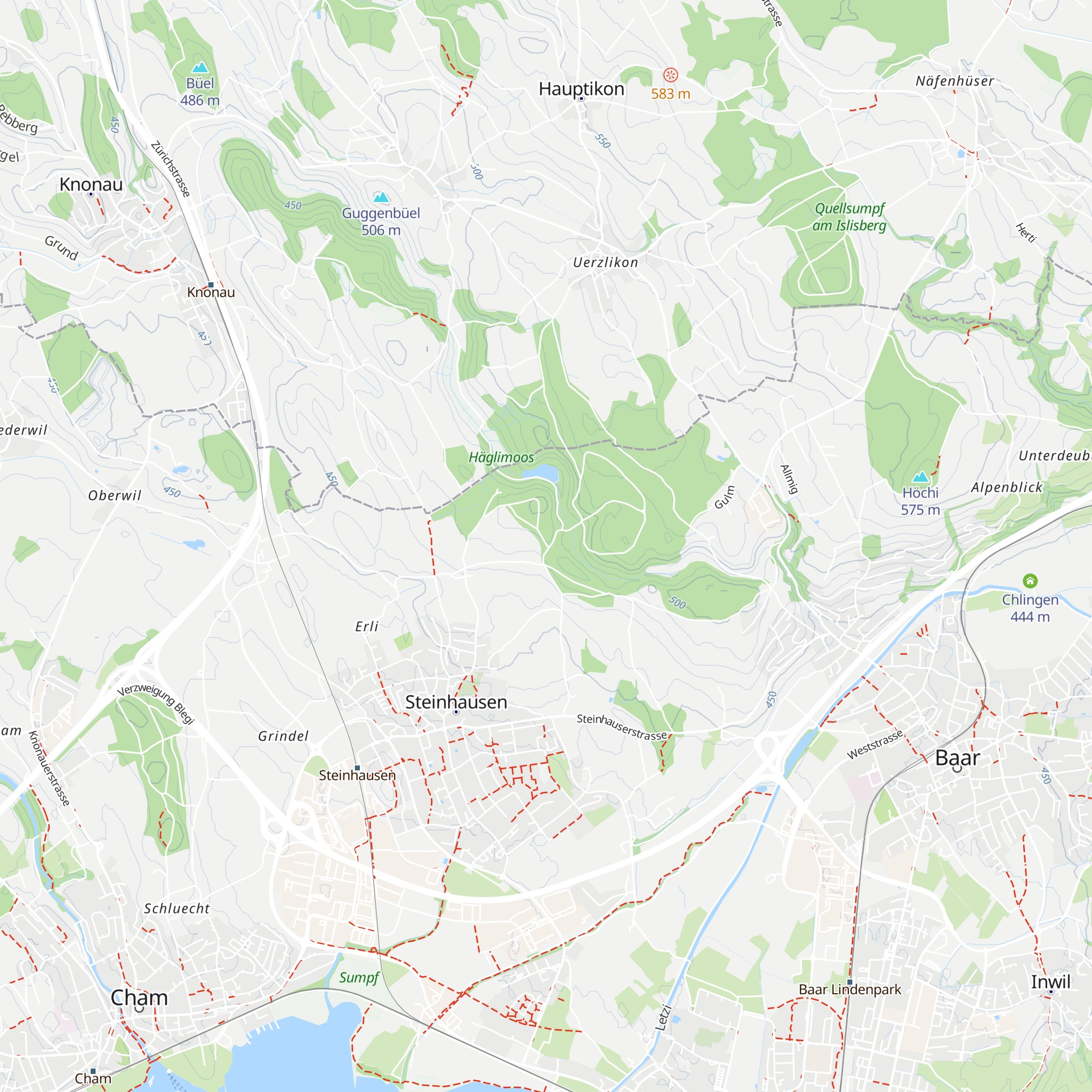 Waldhütte map