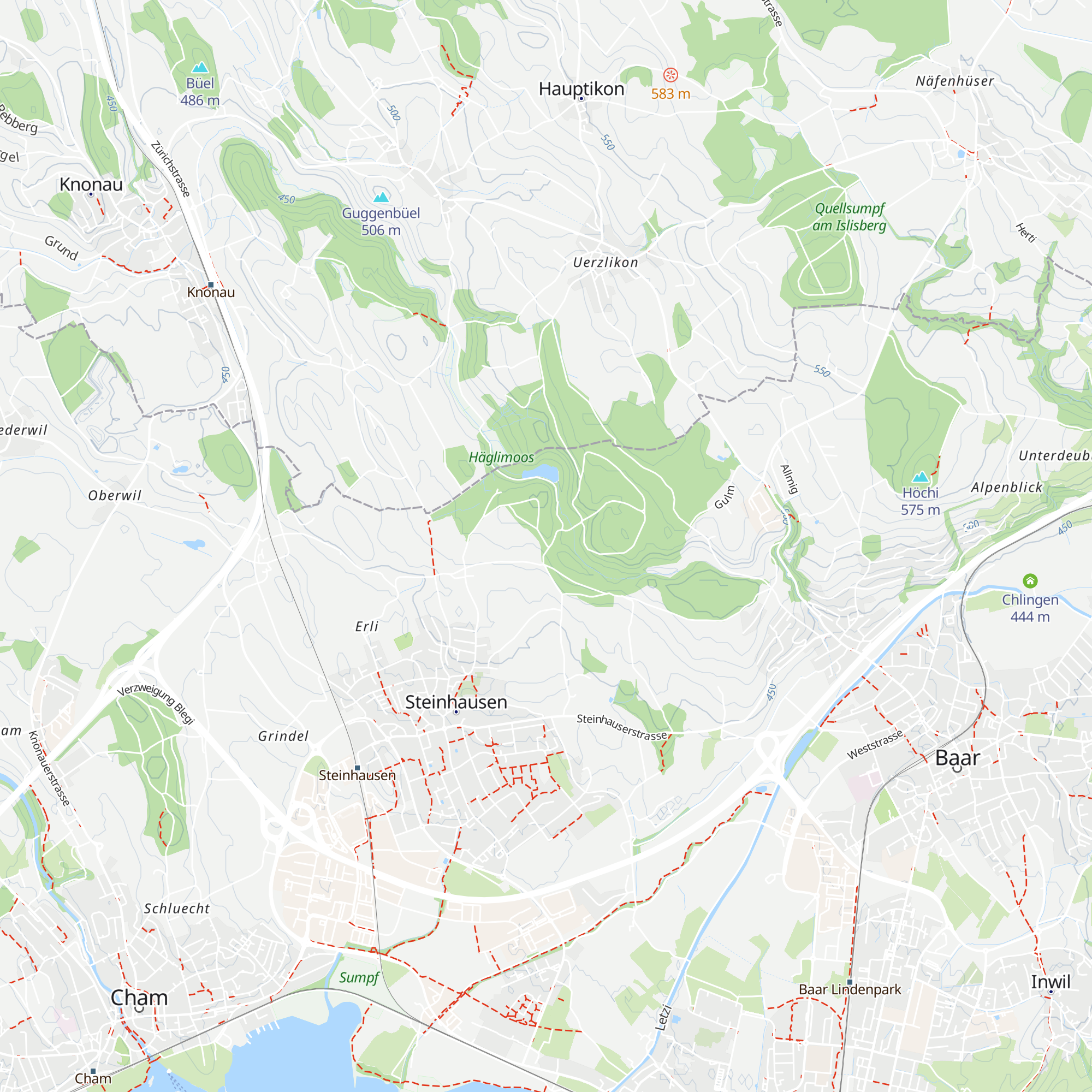 Waldhütte map