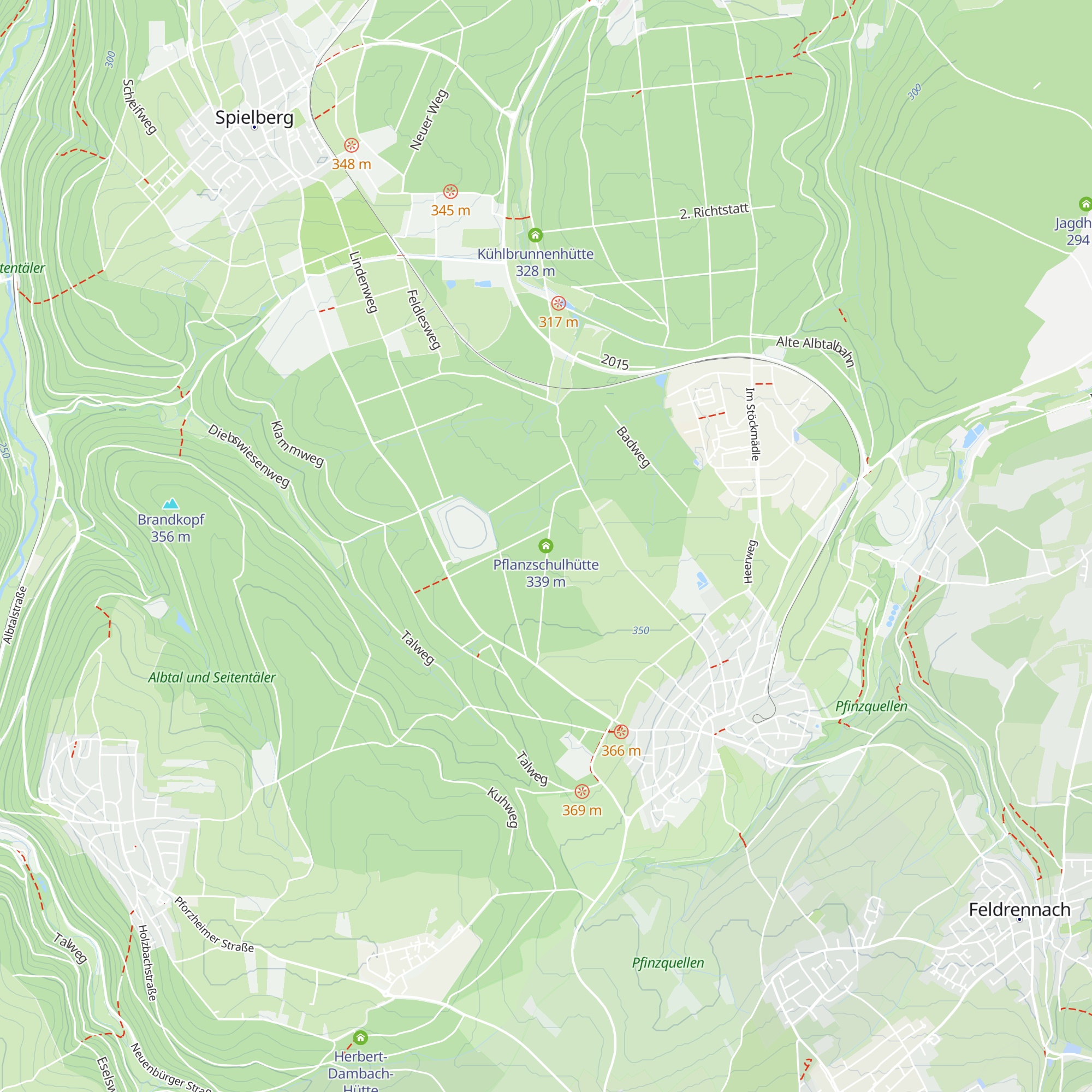 Pflanzschulhütte map
