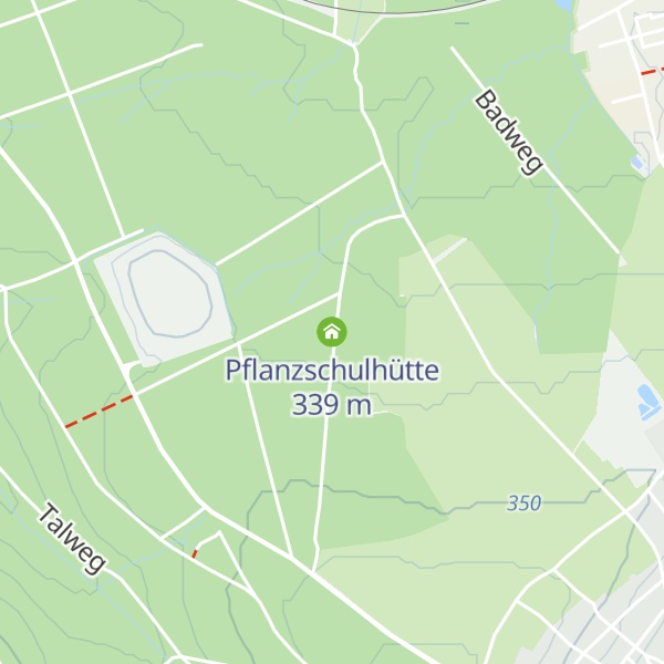 Map of Pflanzschulhütte