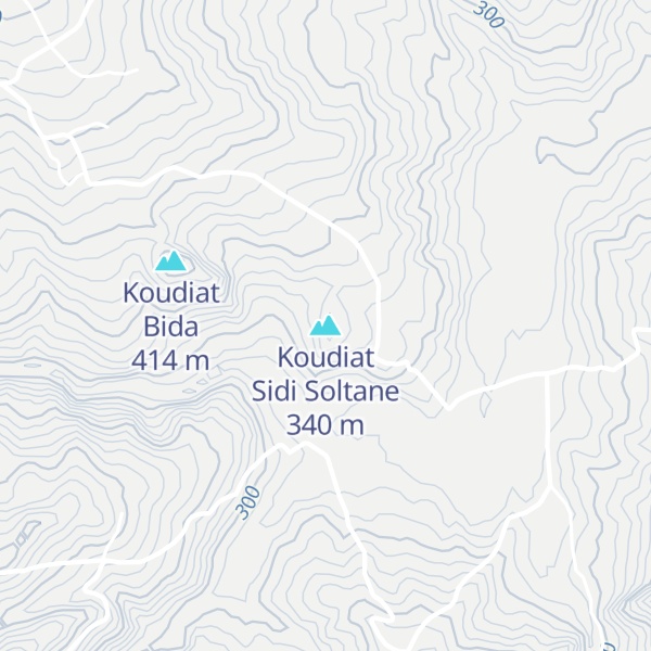 Map of Koudiat Sidi Soltane