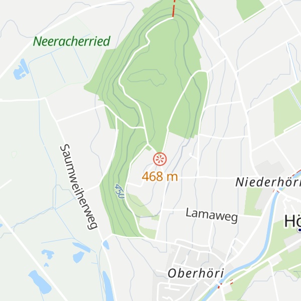 Map of Waldhütte Höriberg