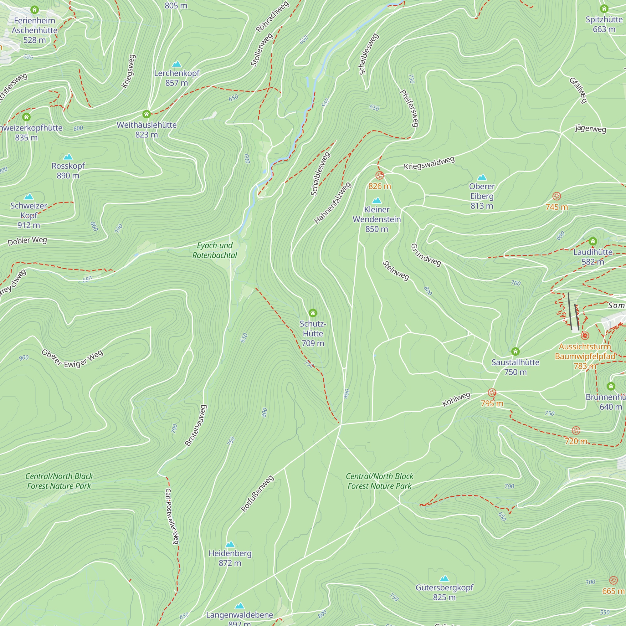 Schutz-Hütte map