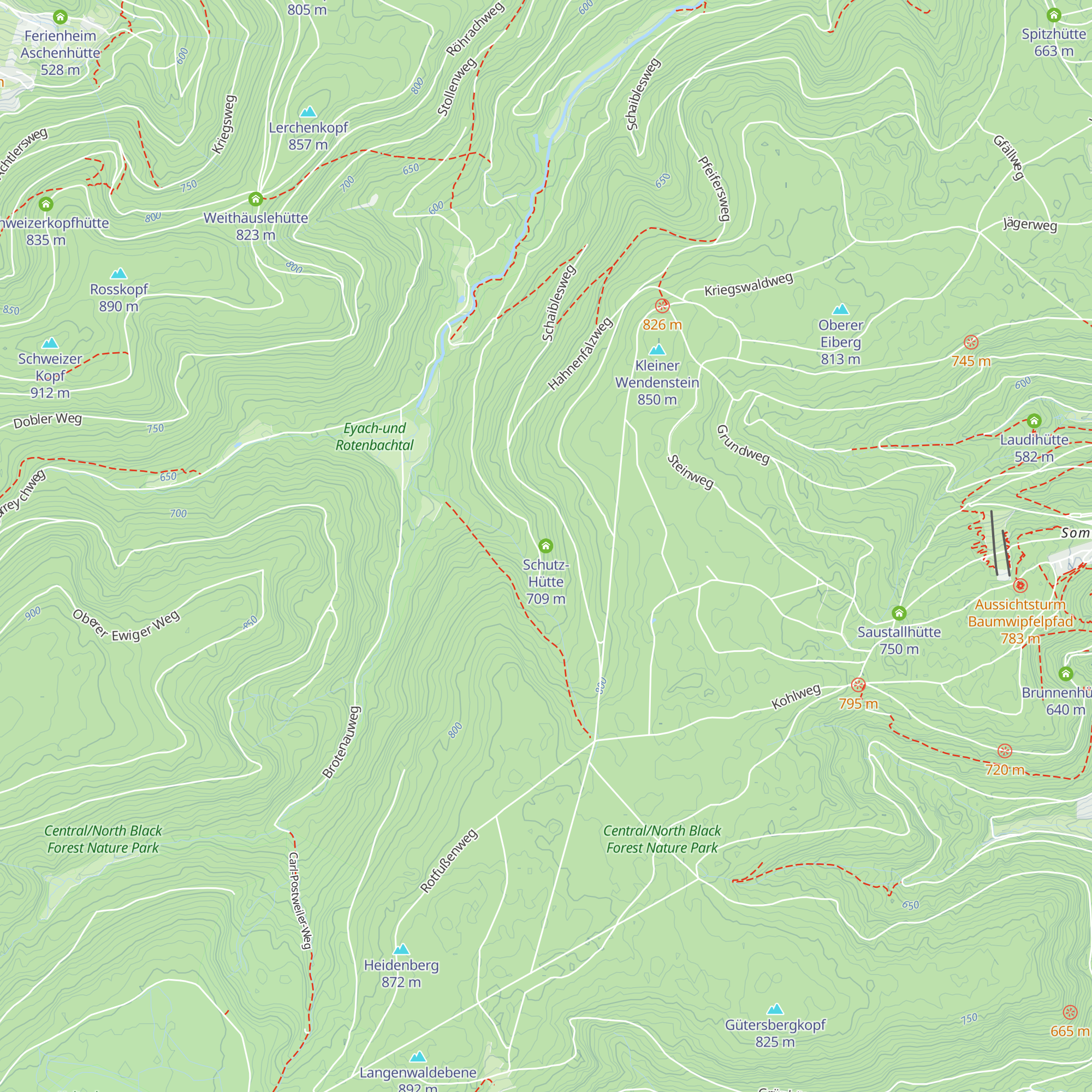 Schutz-Hütte map