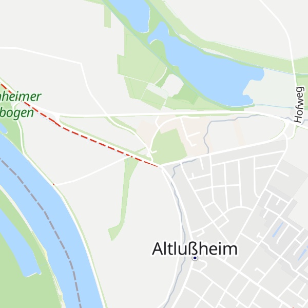 Map of Grillhütte Altlußheim