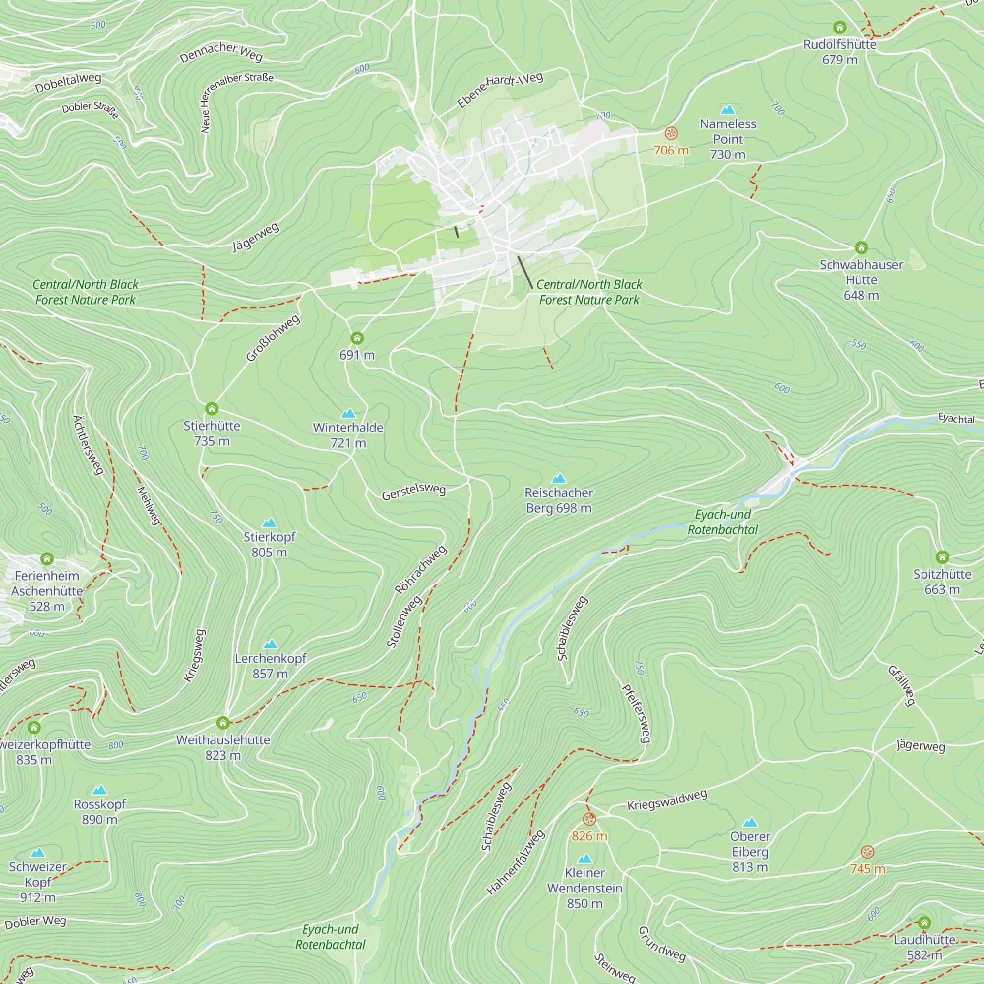 Sommerhaldenhütte map