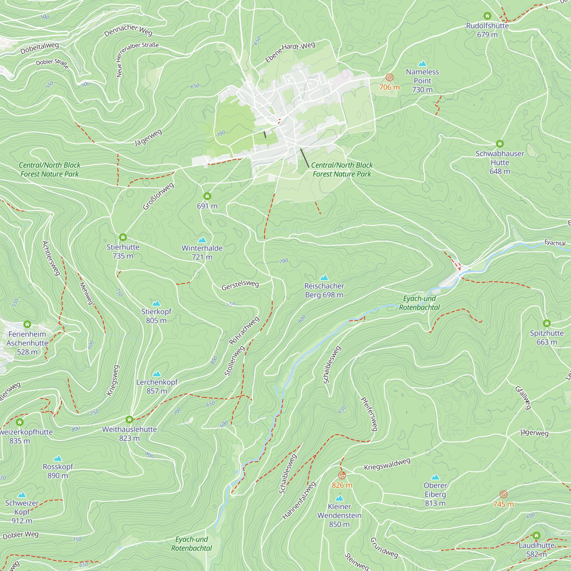 Sommerhaldenhütte map