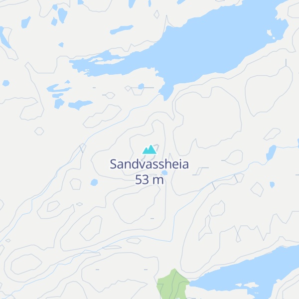 Map of Sandvassheia