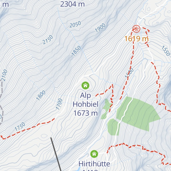 Map of Alp Hohbiel