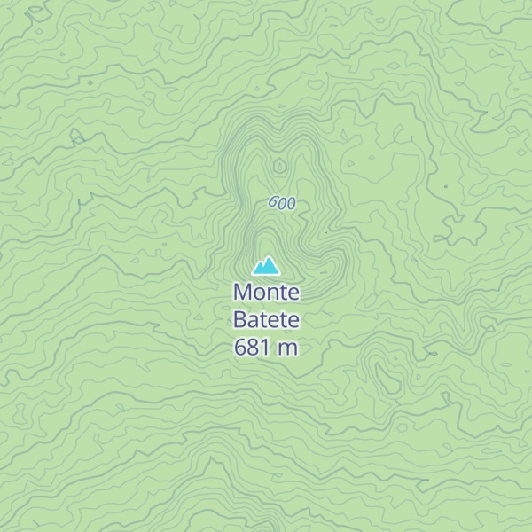 Map of Monte Batete