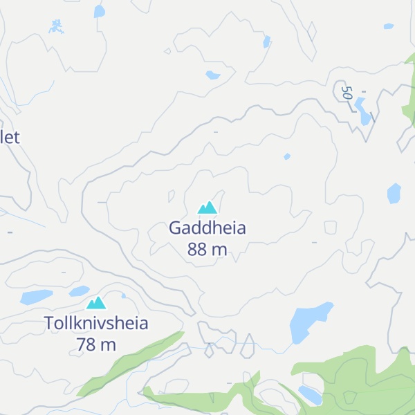 Map of Gaddheia