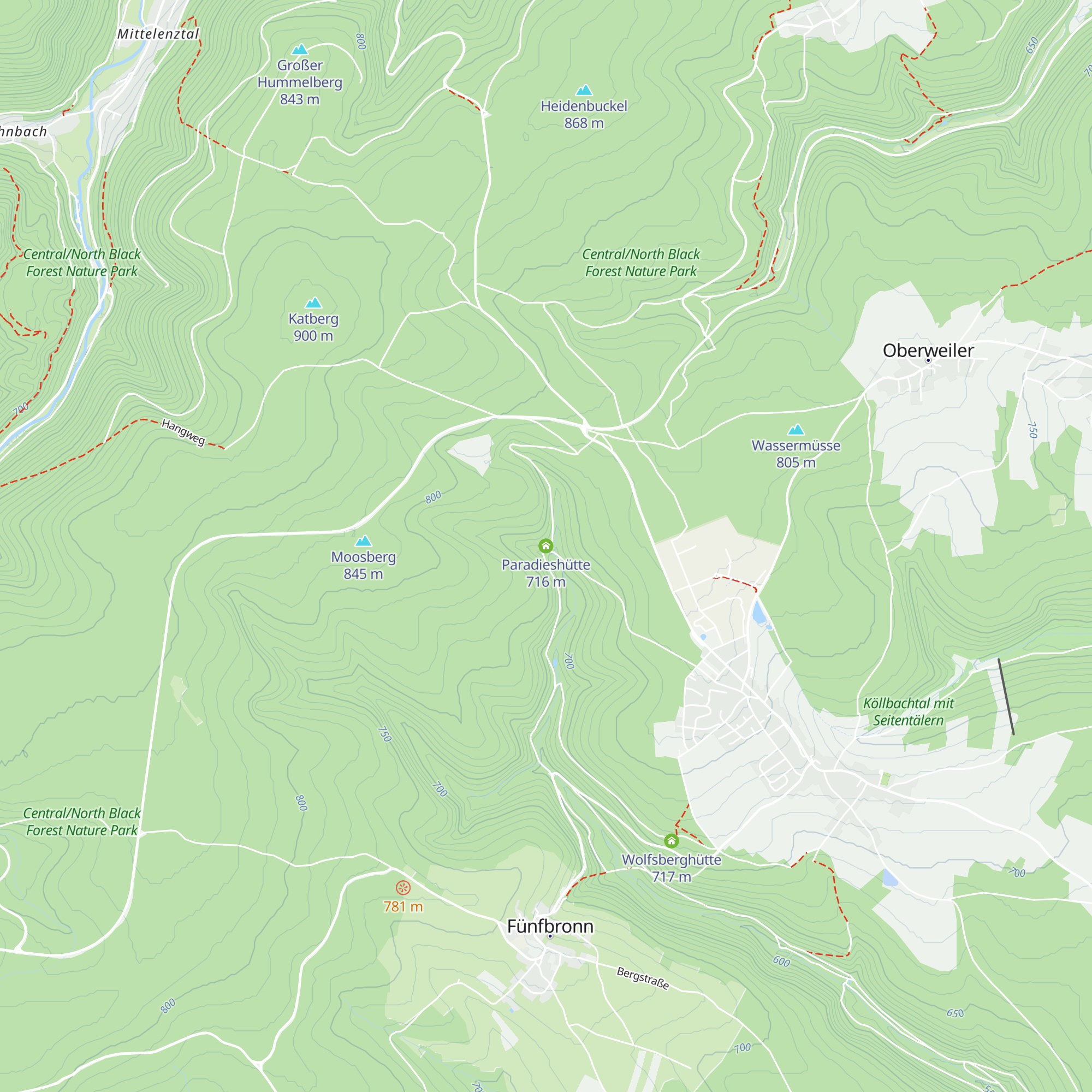 Paradieshütte map