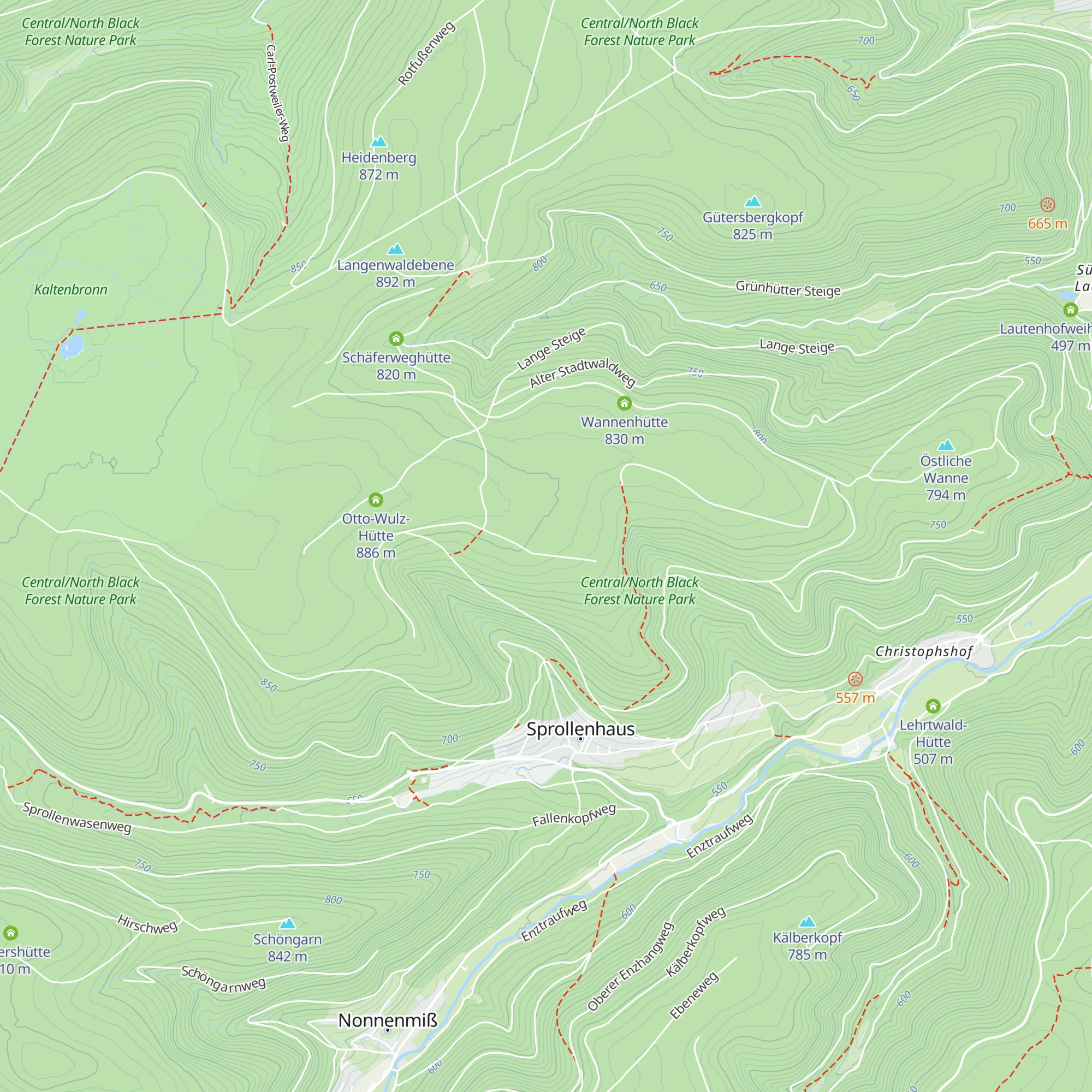 Ameisenhütte map